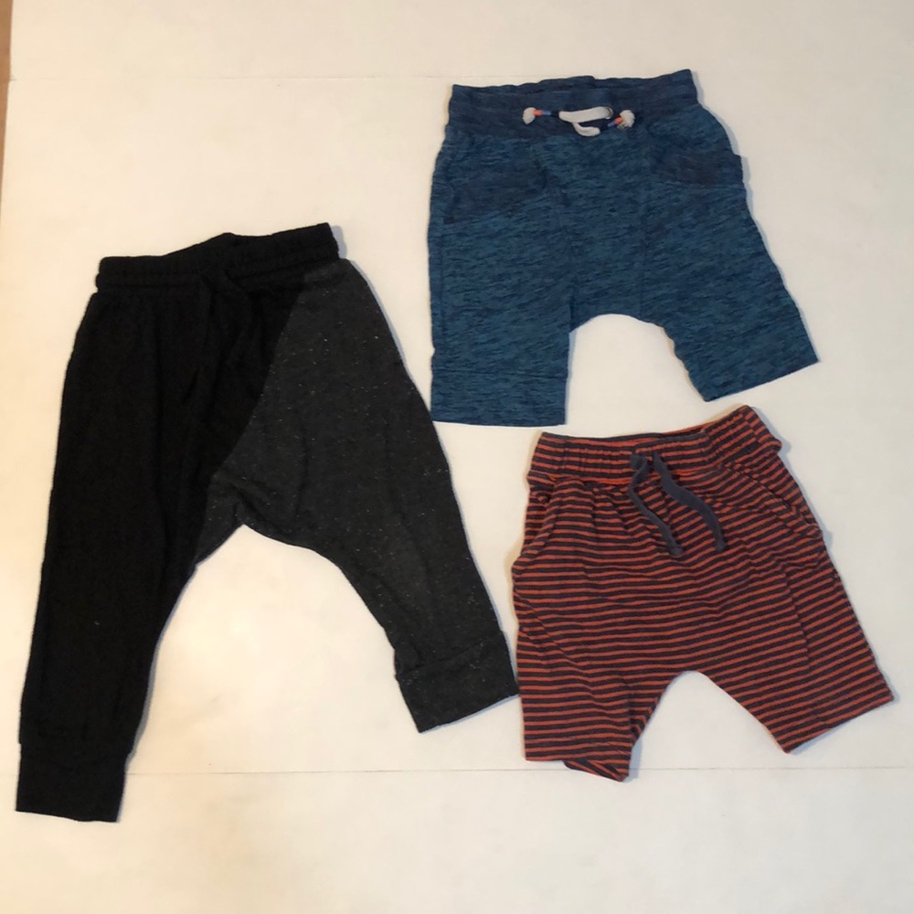 2T Boys Slouchy Harem Shorts/Pants Bundle